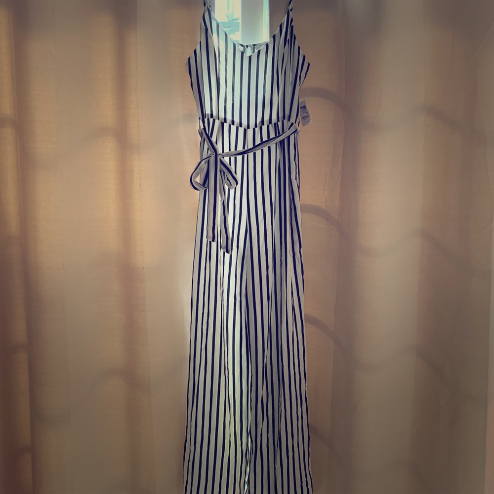 Charlotte Russe striped jumper with belt